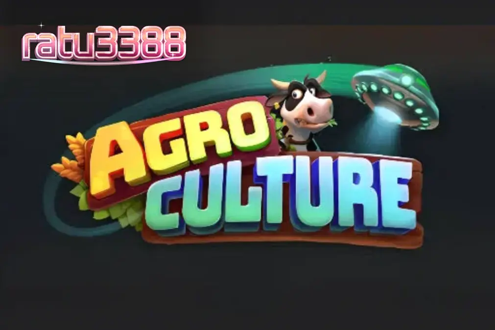 Tampilan visual slot AgroCulture dengan tema peternakan dan alien
