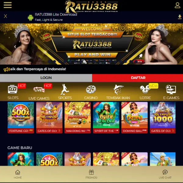 ratu3388 APK Resmi Unduh